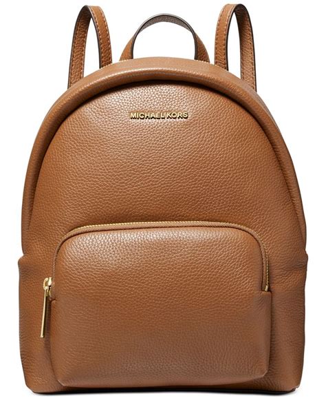 Michael Kors Women's Erin Medium Leather Backpack (Flame, 